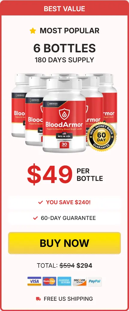BloodArmor 6 Bottle Price
